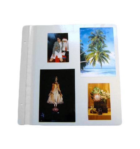 133-R - 10x11 3/4 Peel Back Magnetic Style Pages.  Package consists of 12 sheets plus extension posts.