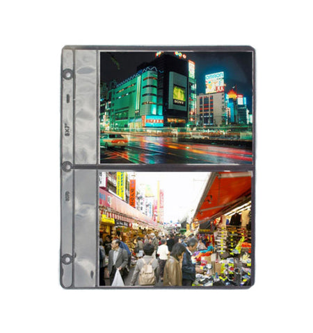 161-B - 8 1/2 x 11 Sheet Holds Four 5x7 Photos Per Sheet.  Each package consists of 12 sheets.
