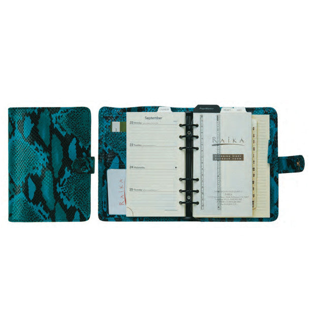 Raika PY 201 Turquoise 6-Ring Planner - Turquoise